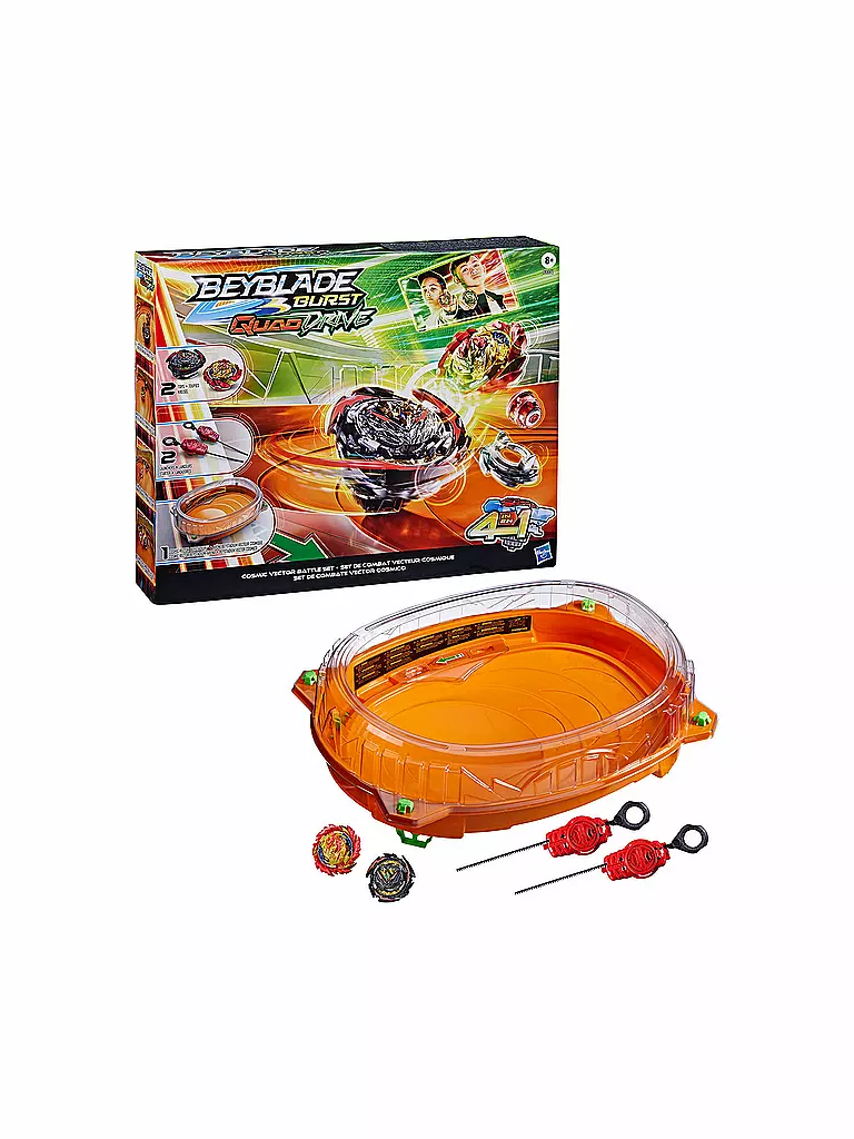 HASBRO Beyblade Burst QuadDrive Cosmic Vector Battle Set keine Farbe